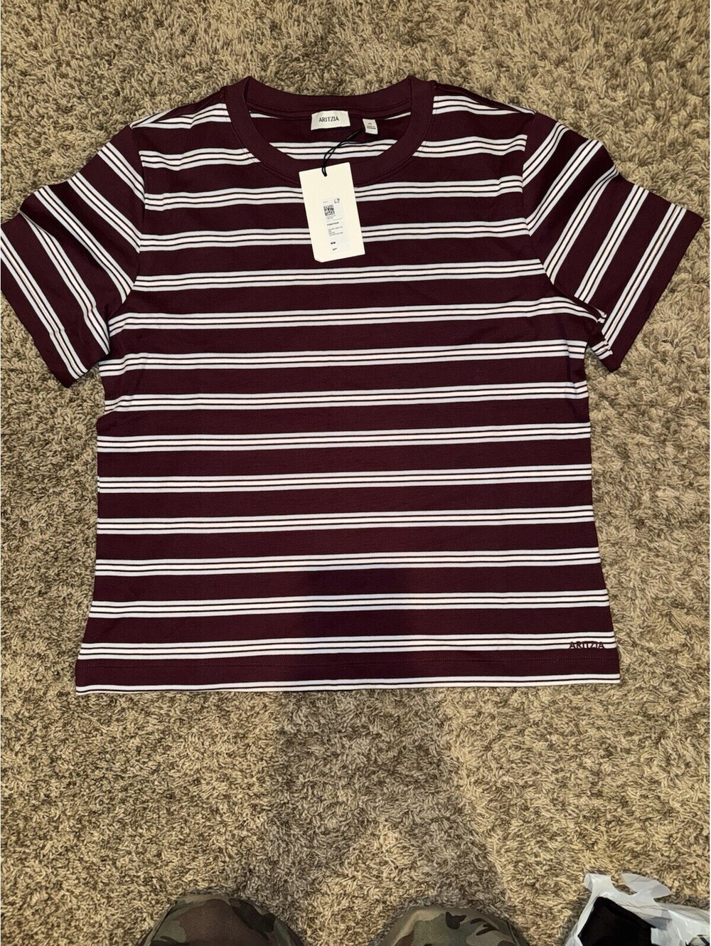 New - Aritzia InterLock Cotton Function T-Shirt Medium NWT